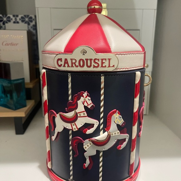 Kate Spade Carousel Bag - Red and White - Picture 2 of 3